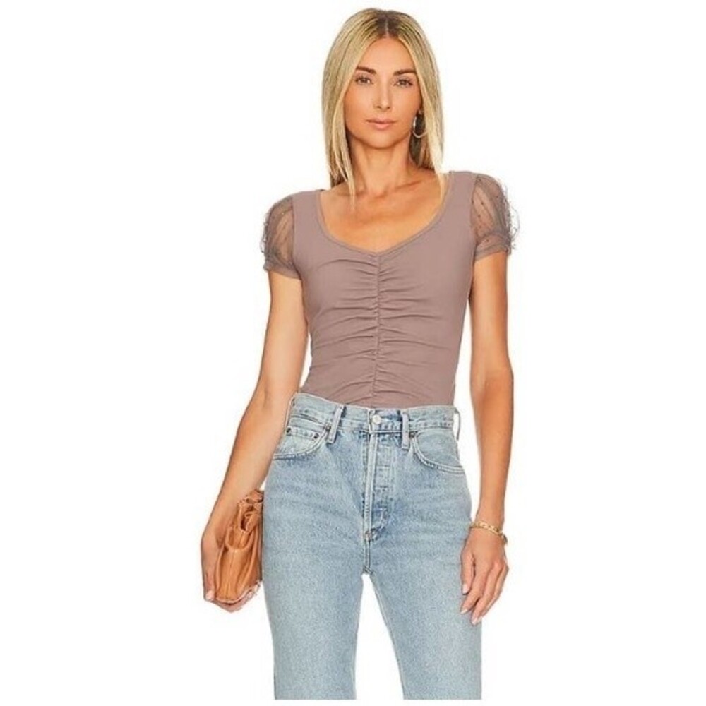 NWOT Free People Blush Up Cami in Falcon color. Size XS